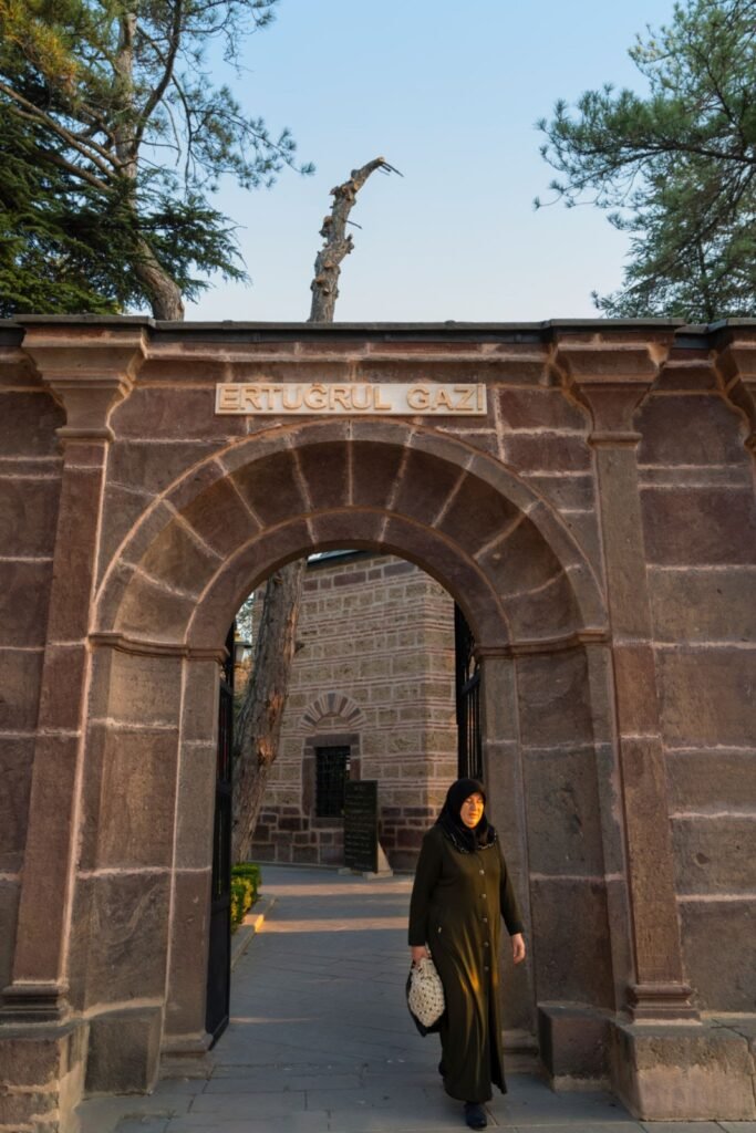 The historical tomb of Ertugrul Ghazi located in Söğüt, Turkey.