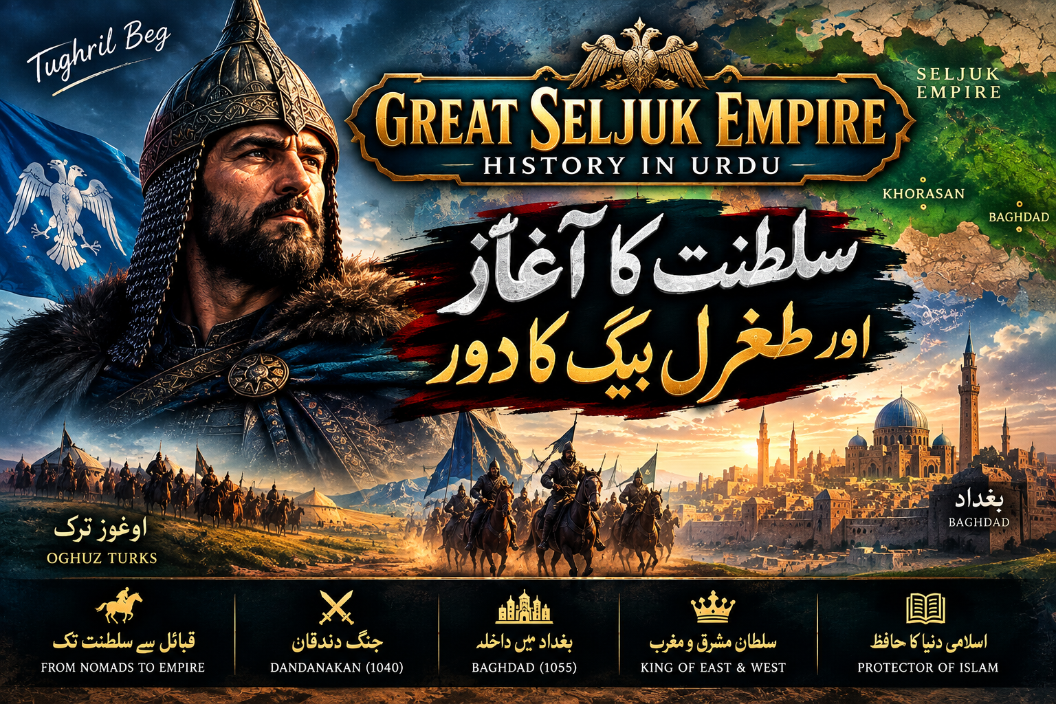 Great Seljuk Empire History in Urdu